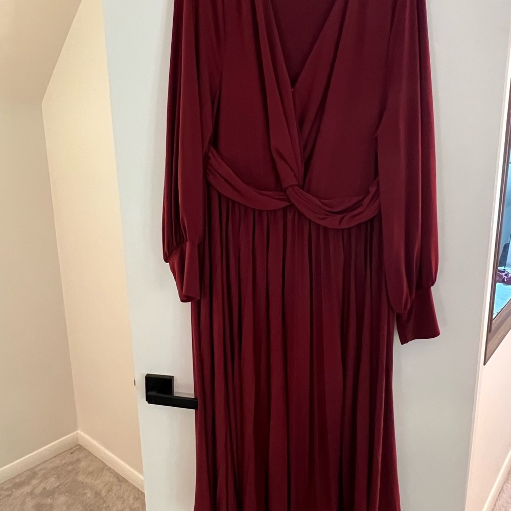 Elloquii Red Women's Dress